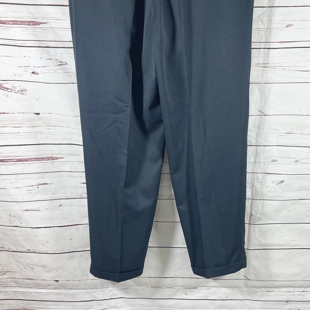 Savane Pants Mens Size 38x32‎ Grayish Blue Pleated Front Dress Pants